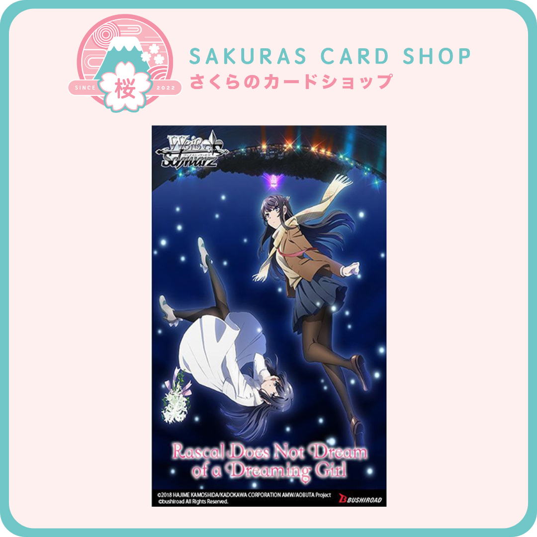 Weiss Schwarz: Rascal Does Not Dream of a Dreaming Girl Booster Box [E – Sakuras Card Shop