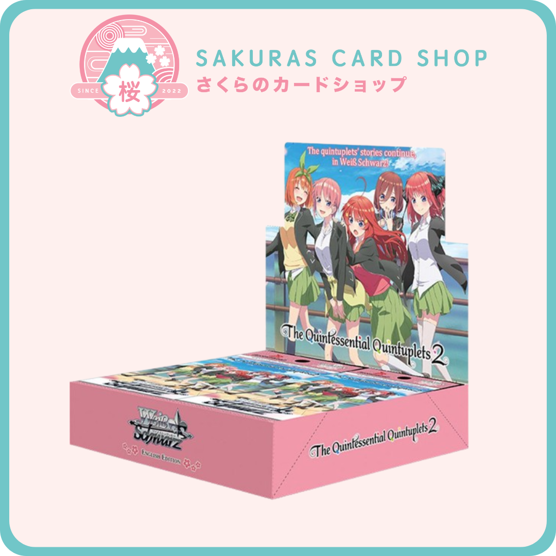 Weiss Schwarz JP Booster Box: The Quintessential Quintuplets 2 Weiss Schwarz JP Booster Box: The Quintessential Quintuplets 2